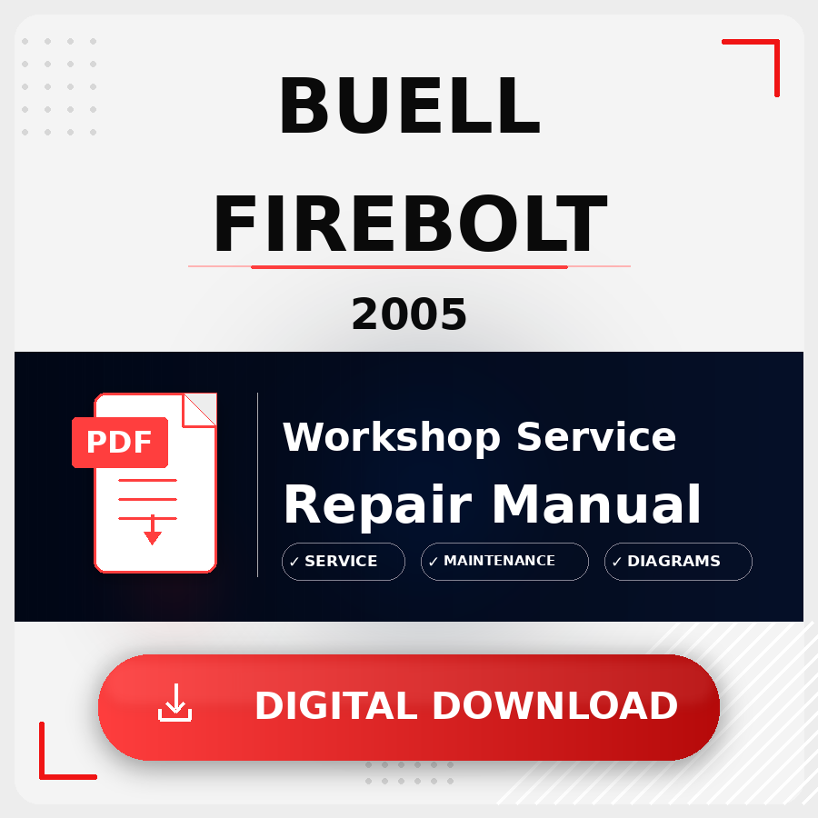 2005 Buell Firebolt Workshop Service Repair Manual | 2005 Buell Firebolt Service Manual