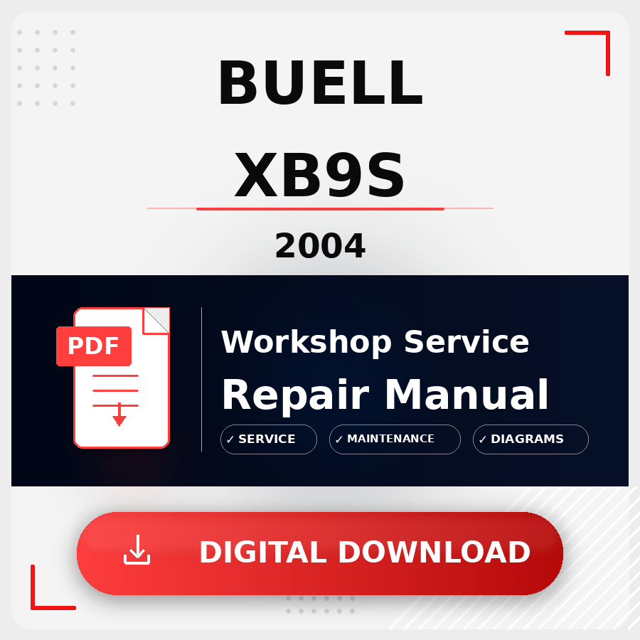 2004 Buell Xb9S Workshop Service Repair Manual | 2004 Buell Xb9S Service Manual