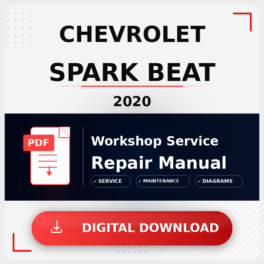 2020 Chevrolet Spark Beat Workshop Service Repair Manual | 2020 Chevrolet Spark Beat Service Manual