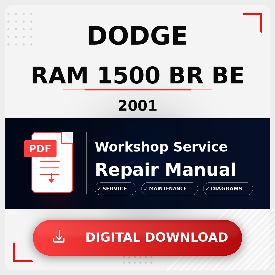 2001 Dodge Ram 1500 Br Be Workshop Service Repair Manual | 2001 Dodge Ram 1500 Br Be Service Manual