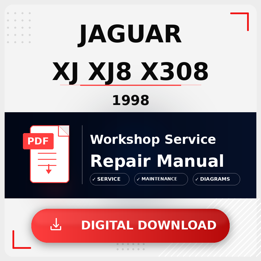 1998 Jaguar Xj Xj8 X308 Workshop Service Repair Manual | 1998 Jaguar Xj Xj8 X308 Service Manual